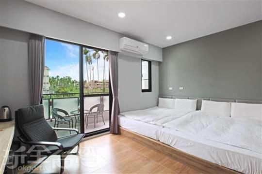Ark Stay方舟文旅山嵐新館溜滑梯商務民宿 Jiji Bagian luar foto